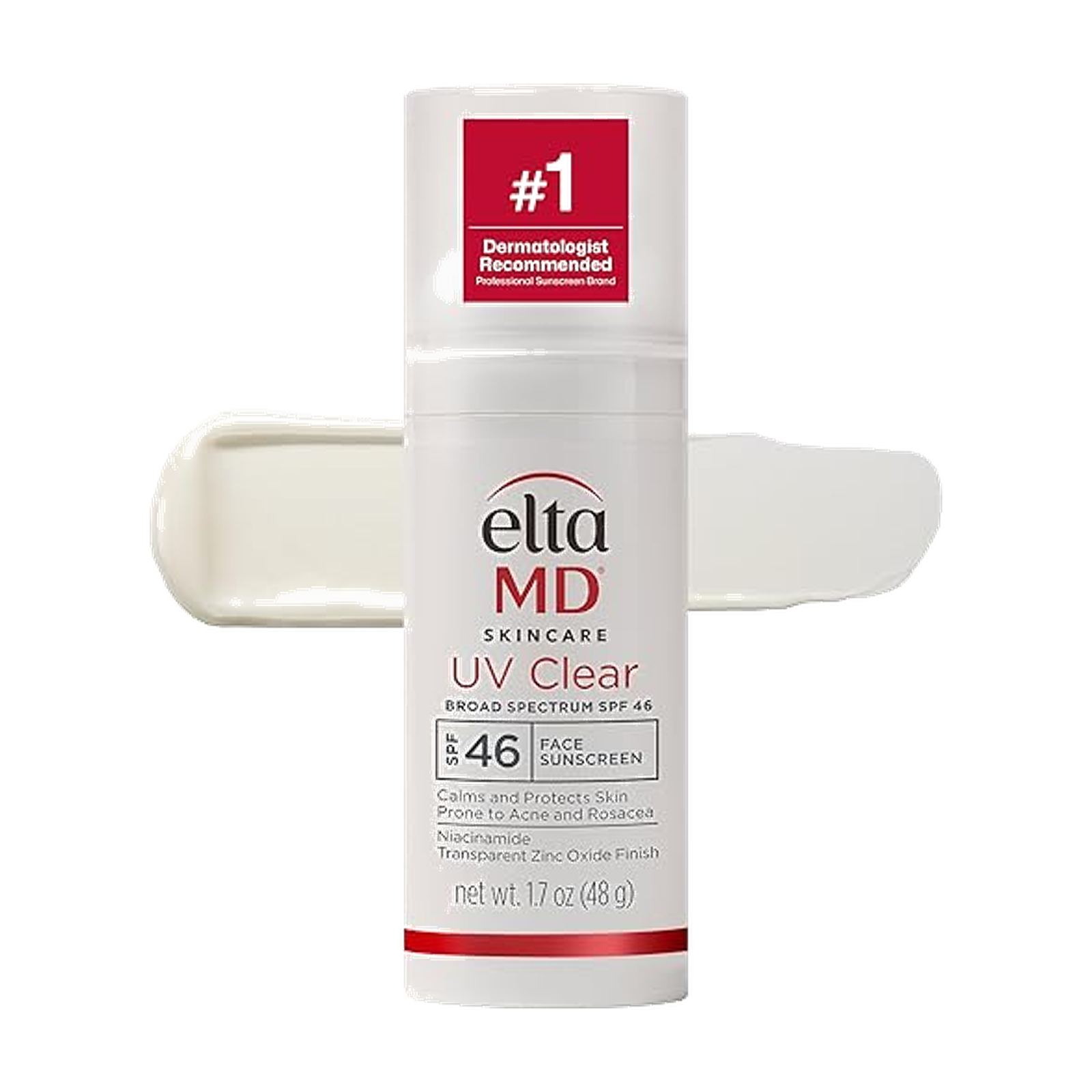 EltaMD UV Clear Face Sunscreen, Oil Free Sunscreen for Sensitive Skin with Zinc Oxide, Dermatologist Recommended
