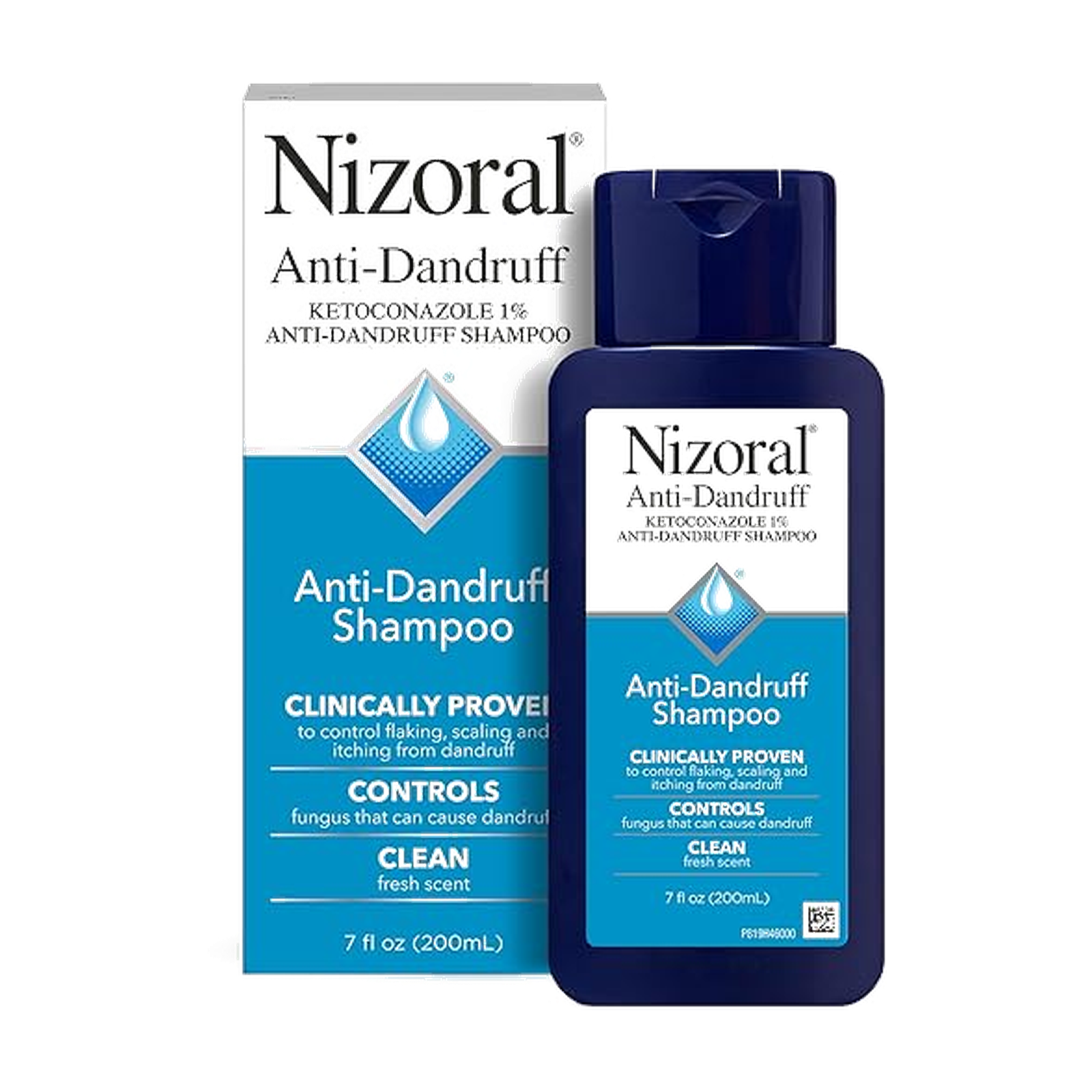 Nizoral Anti-Dandruff Shampoo with 1% Ketoconazole, Fresh Scent, 7 Fl Oz