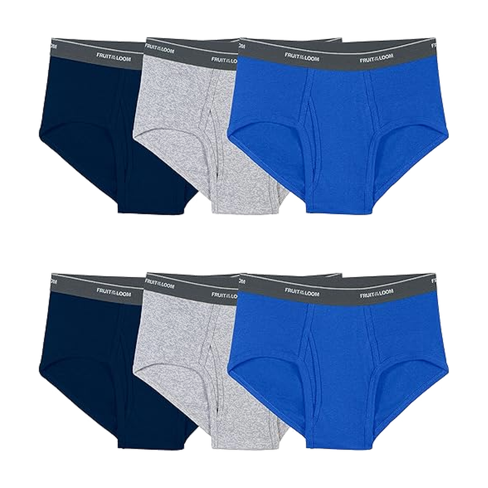 Fruit of the Loom Men's Underwear Briefs, Tag Free & Moisture Wicking, Assorted Color Multipacks