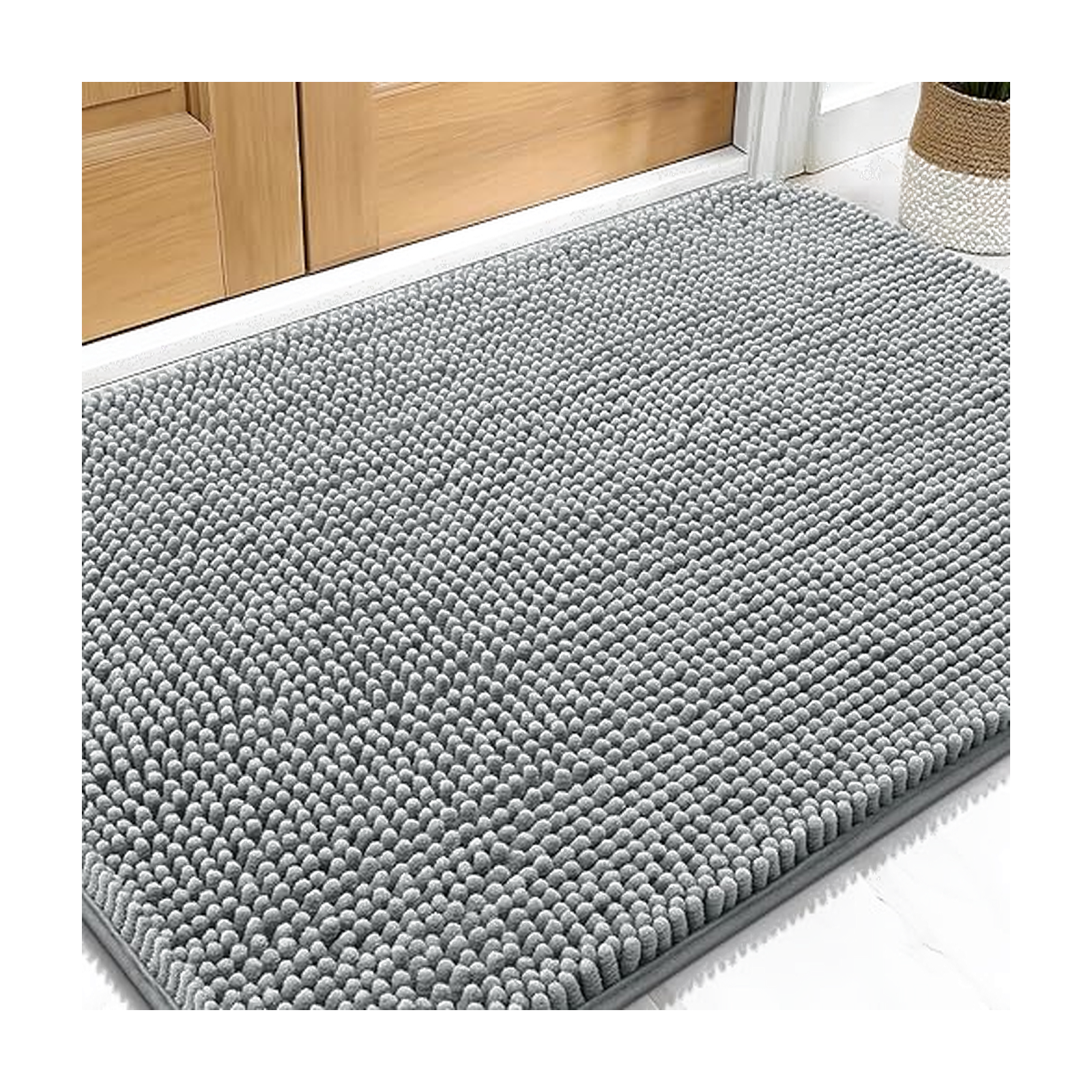 OLANLY Dog Door Mat for Muddy Paws 30x20, Absorbs Moisture and Dirt, Absorbent Non-Slip Washable Doormat, Quick Dry…