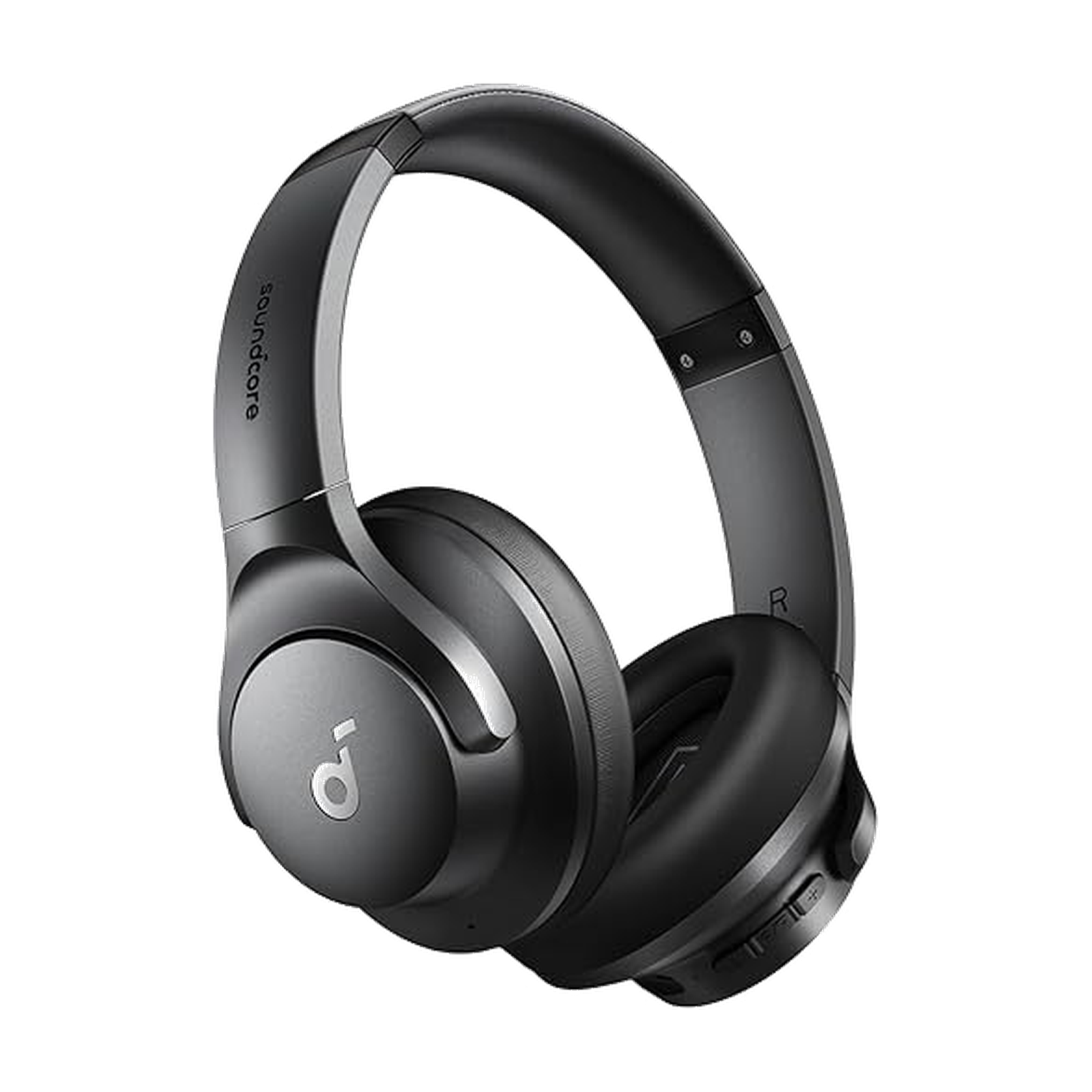 Soundcore by Anker Q20i Hybrid Active Noise Cancelling Headphones, Wireless Over-Ear Bluetooth, 40H Long ANC Playtime, Hi-Res Audio, Big Bass, Customize via an App, Transparency Mode (Black)