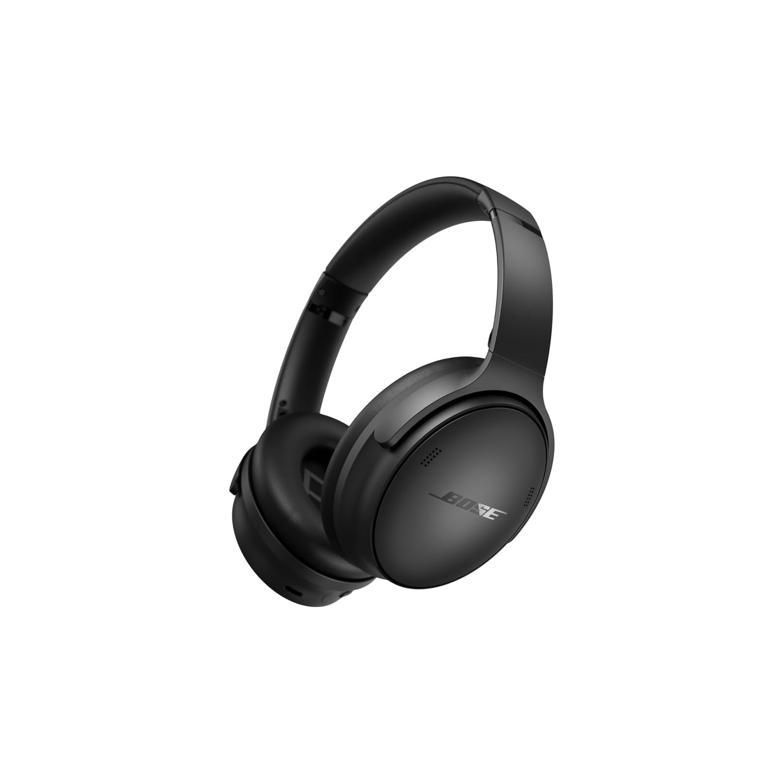 Bose QuietComfort Headphones - Wireless Bluetooth Headphones, Active Over Ear Noise Cancelling and Mic, USB-C Charging, Deep Bass, Up to 24 Hours of Playtime, Black