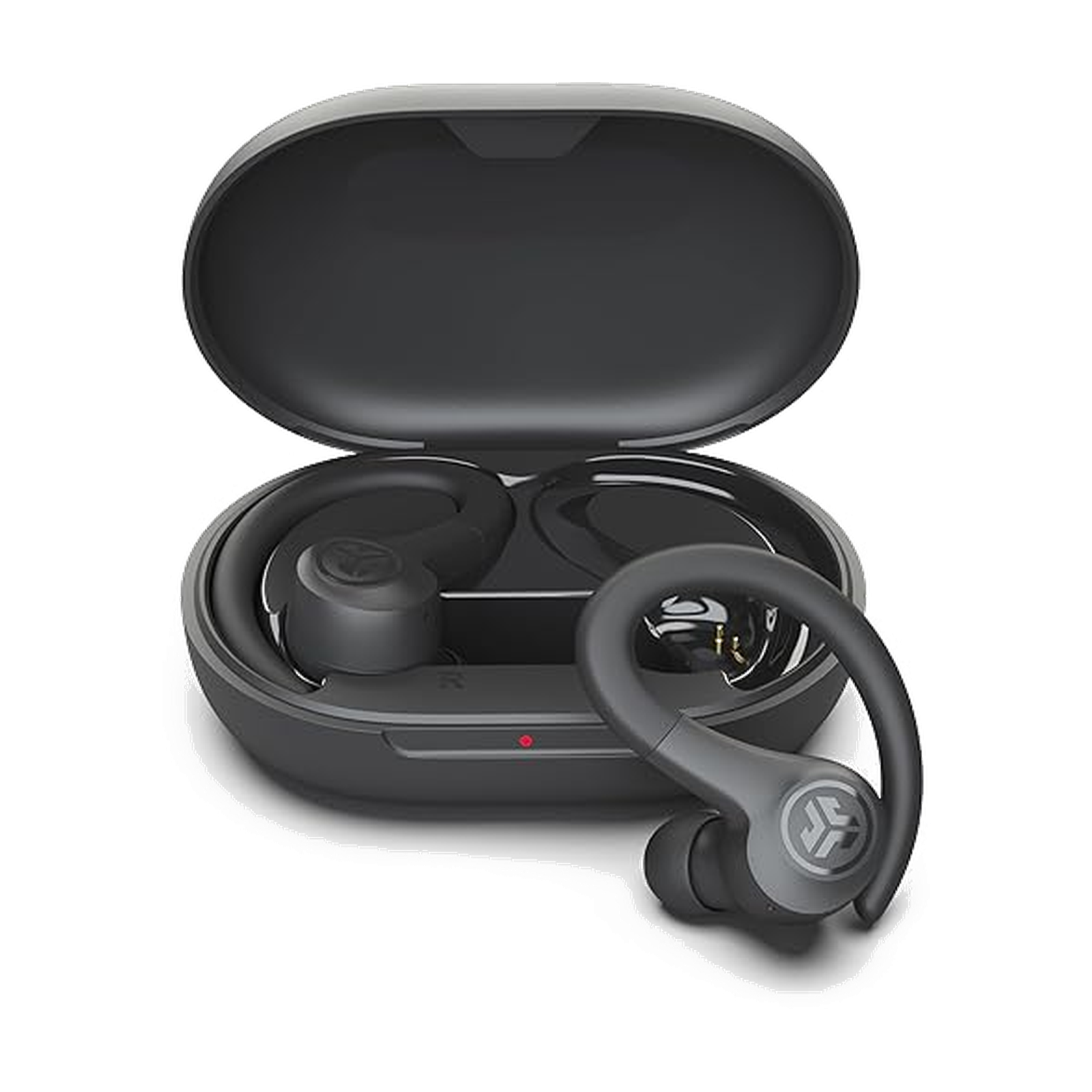 JLab, Go Sport+, True Wireless Workout Earbuds, Bluetooth Sport Earbuds, Clear Calling, Graphite