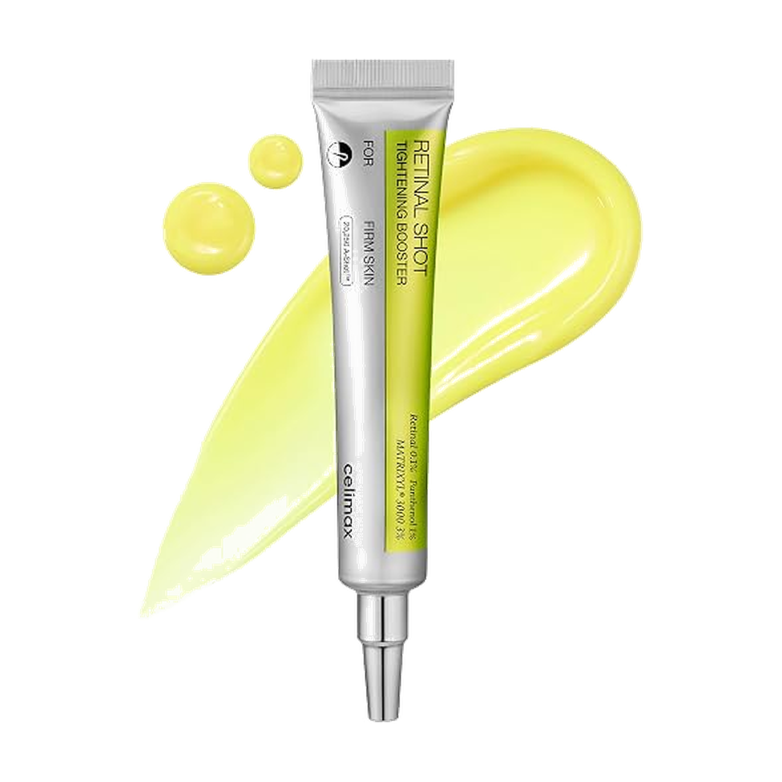 celimax The Vita A Retinal Shot Tightening Booster | 0.1% Retinal, 3% Matryxyl, High-Strength Retinoid for Anti-Aging, Pore Minimizer, Wrinkles & Fine Lines, Firmer Skin, 15ml, Korean Skin Care Gift