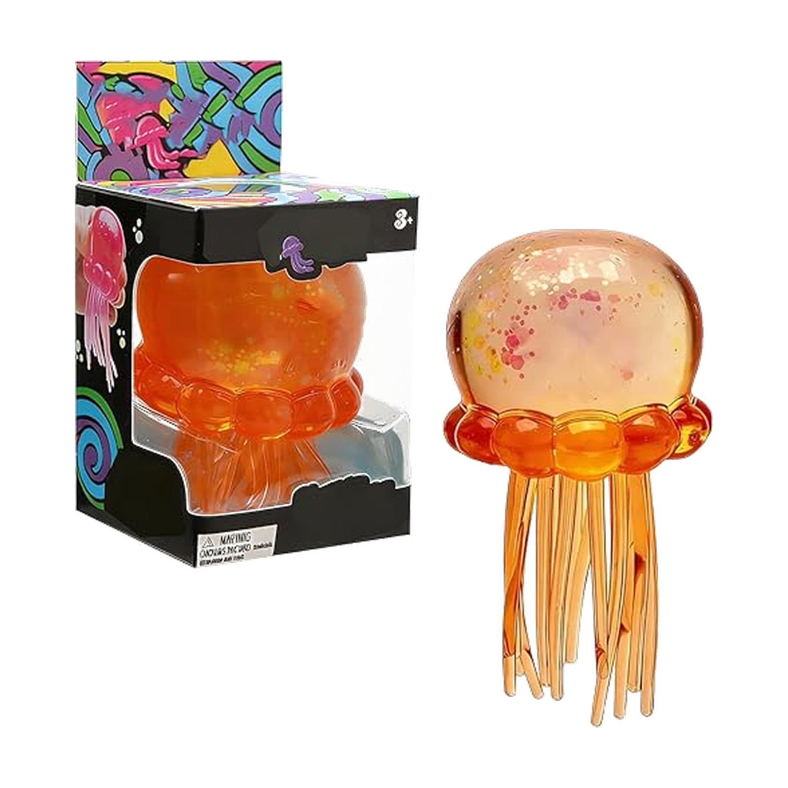 Nee doh Jellyfish Squeeze Toys, Drop Malt Sugar Balls Relieve Stress, Sensory Toy with a Super Solid Squish for Adult, Squishy Ultra Squishy and Moldable…